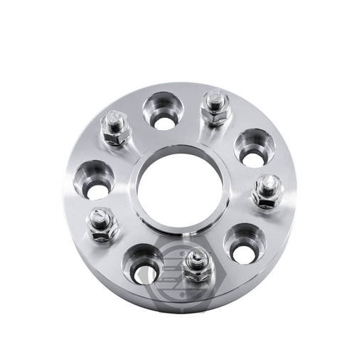 The Hub Centric Wheel Adapter 5 Lug Toyota Tundra features a circular design with a 150mm bolt pattern and evenly spaced five stud bolts, plus smaller edge holes, all set against a white background.