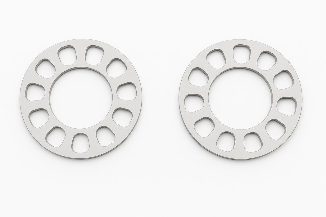 5 x 4 1/2"-5" Wheel Spacers 3/16" Thick (Pair)