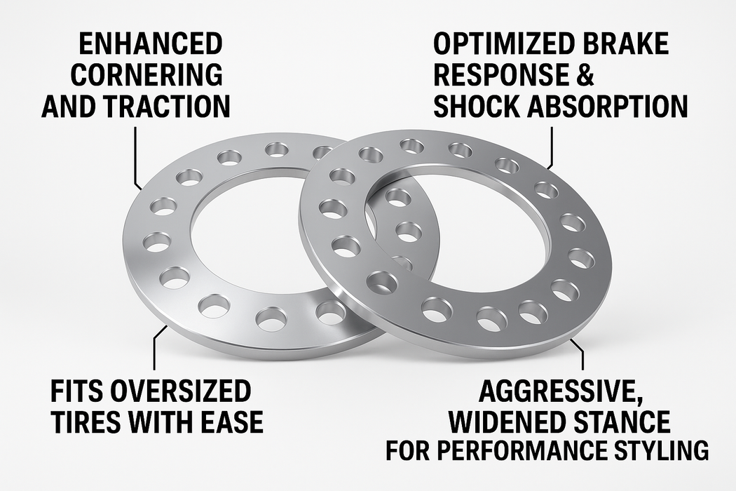 Billet 8 Lug 200mm 210mm 1/4" Thick Spacer (Pair)