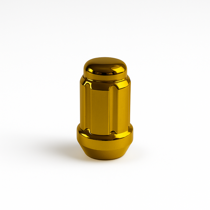 Spline Drive Tuner Lug Nuts 1/2" Gold