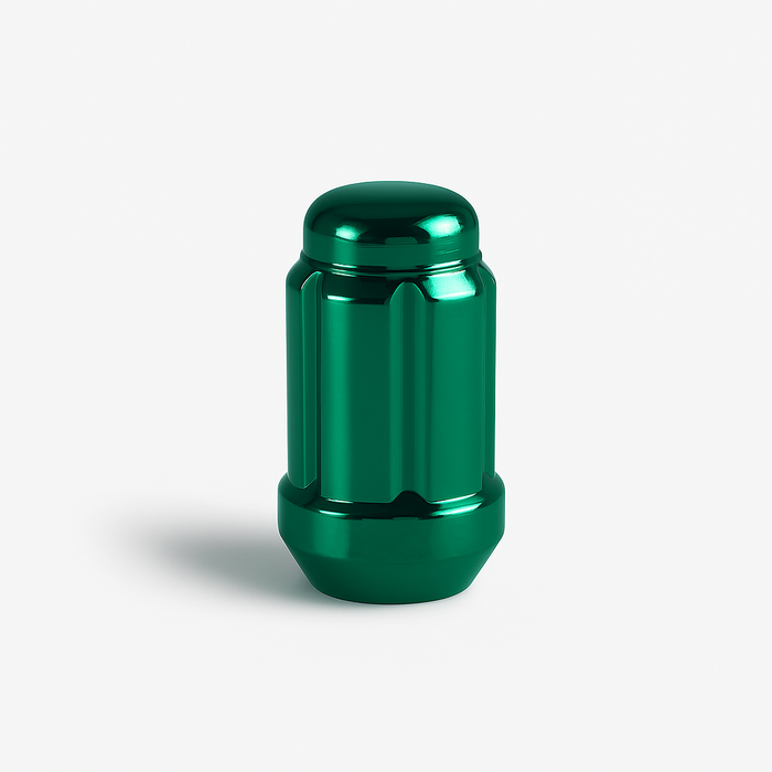 Spline Drive Tuner Lug Nuts 1/2" Green
