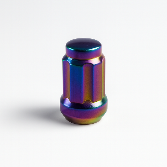 Spline Drive Tuner Lug Nuts 1/2" Neochrome
