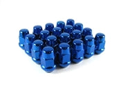 Bulge Acorn Lug Nut 7/16" Blue