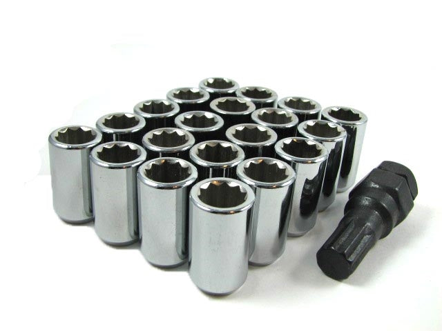 Chrome Acorn Tuner Lug Nuts 12x1.25