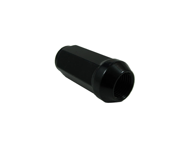 Long Bulge Acorn Lug Nut 9/16" Black 1.9"
