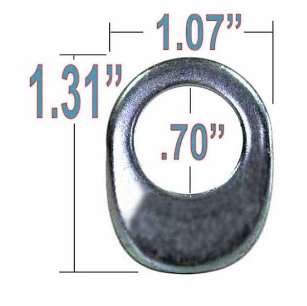 Keystone Style Offset Washer