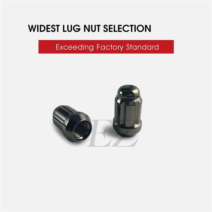 Spline Drive Tuner Lug Nuts 1/2" Gunmetal