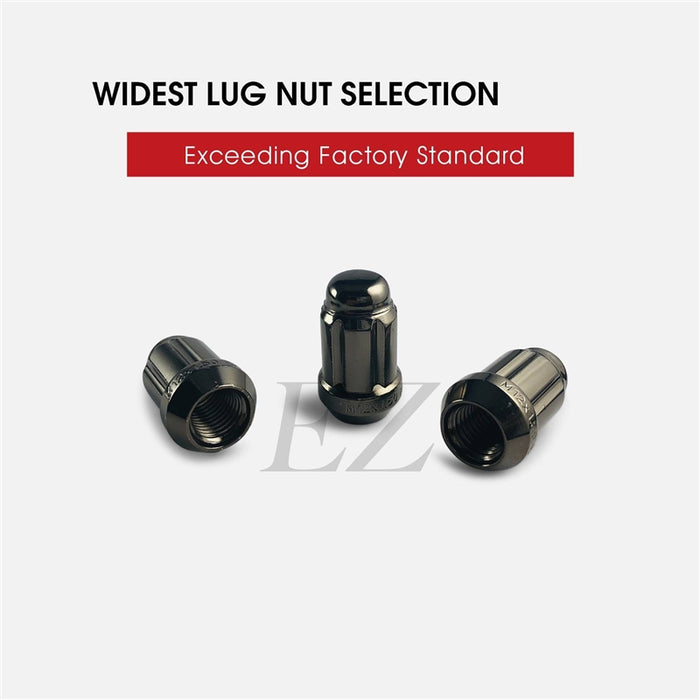 Spline Drive Tuner Lug Nuts 1/2" Gunmetal