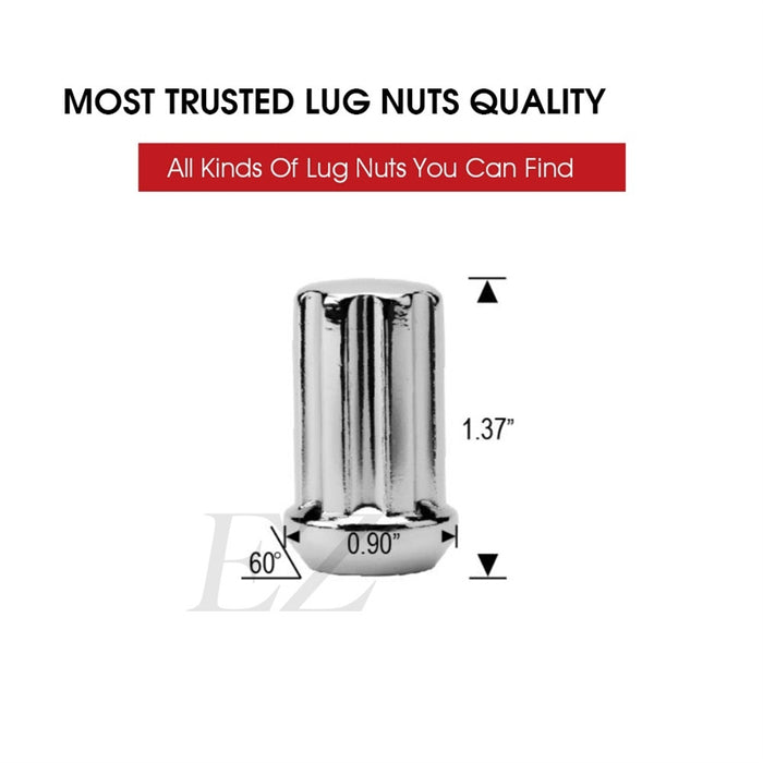 Spline Drive Tuner Lug Nuts 9/16"