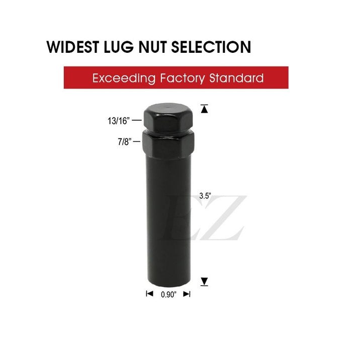 Duplex Spline Drive Lug Nuts 12x1.75 Chrome