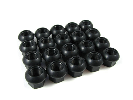 Black Porsche Ball Seat Open End Lug Nuts 14x1.5