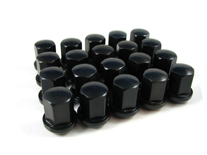 Aluminum Black Porsche Ball Seat Lug Nuts 14x1.5