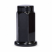 Black 3/8-24 ATV flat-seat lug nut with a closed cap and circular base flange.