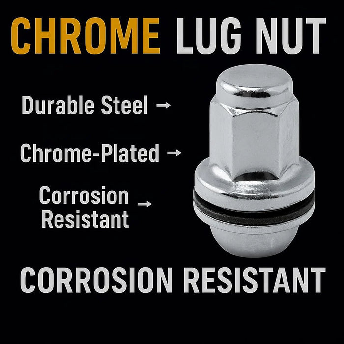 Lug Nuts For 5 Lug Tundra OEM Wheel To 12x1.5 Studs