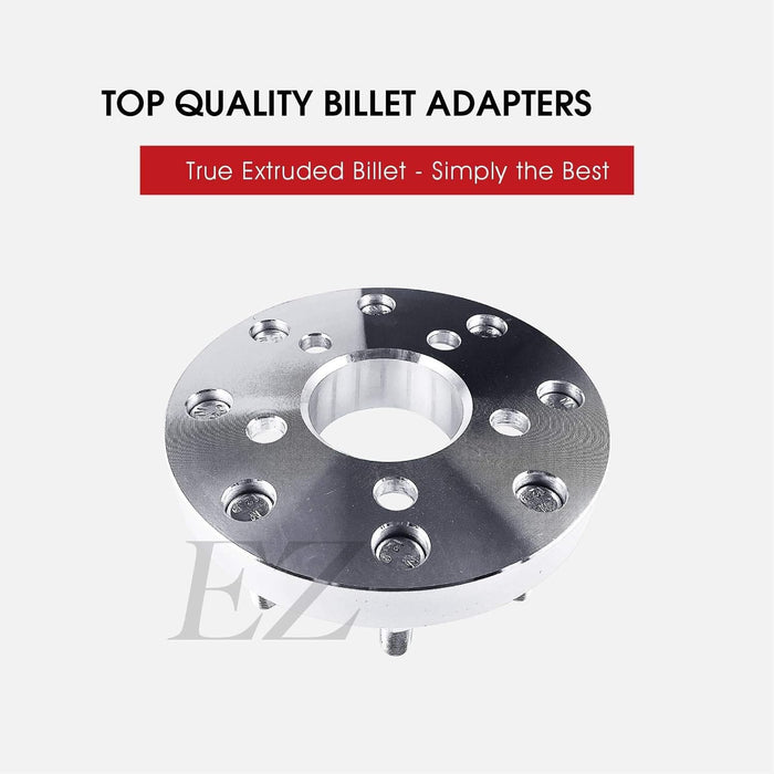 Hub Centric Wheel Adapter 5x4.5 To 8x6.5 Thickness 1" (Pair)