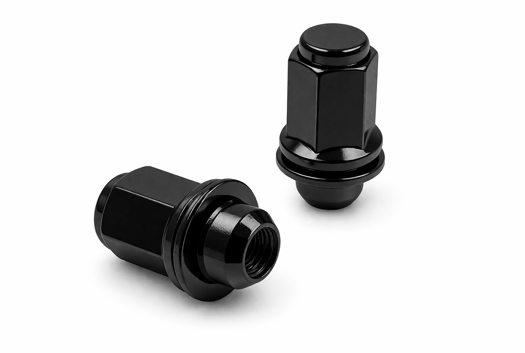 Black Toyota Lexus OEM Mag Lug Nuts Long