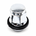 Silver 1.4-inch ball-seat lug nut for Honda and Acura with a closed cap and black base washer.
