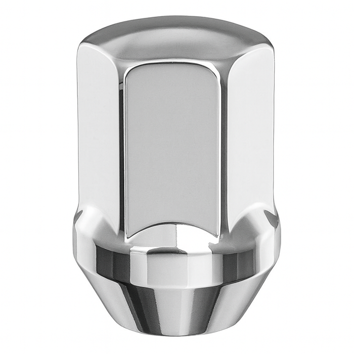 Black 1/2" Duplex Bulge Acorn Lug Nut 7/8" Hex