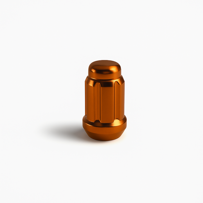 Spline Drive Tuner Lug Nuts 1/2" Orange