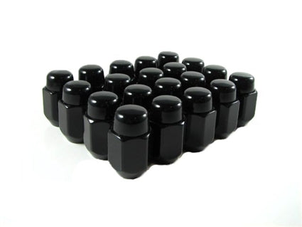 Acorn Lug Nuts 12x1.25 Thread Black