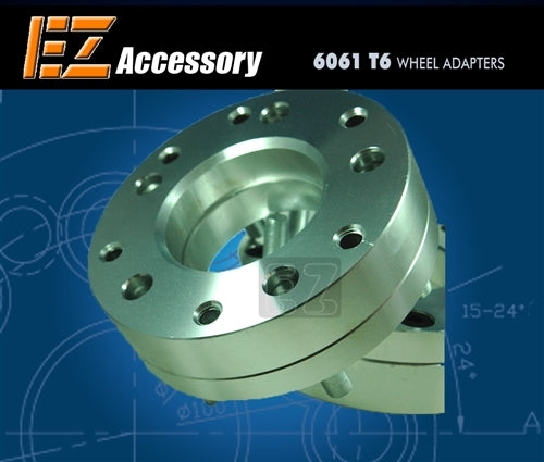 APP 1" Wheel Spacers – 5x100, 12x1.5, 57.1mm Hub, 4pc Set, T6 6061 Aluminum