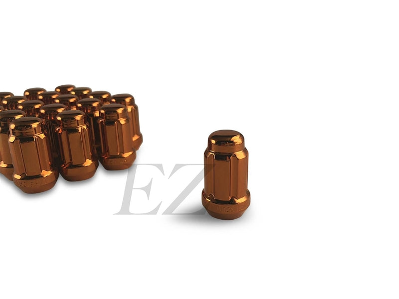 Spline Drive Tuner Lug Nuts 12x1.50 Orange