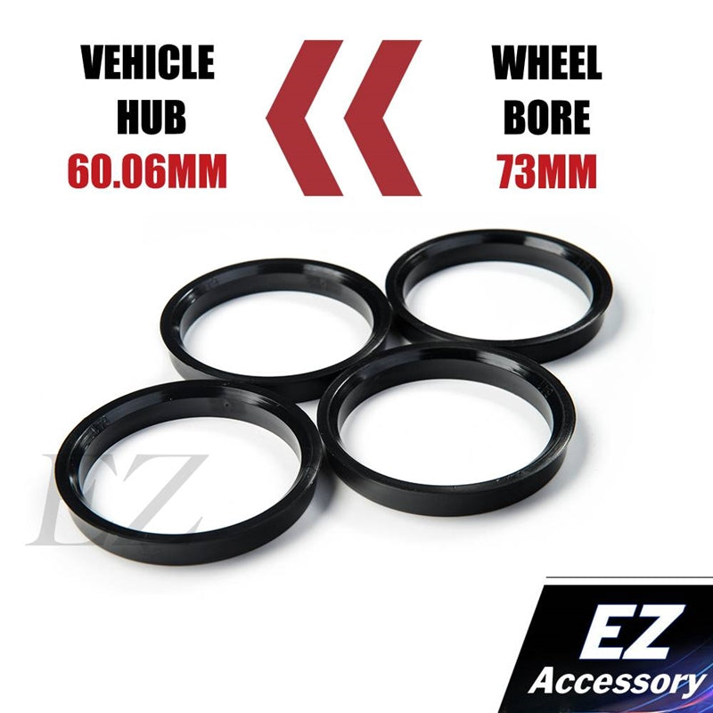 Wheel Vibration Reducer Rings 4 Hub Centric Rings 74.1mm To 60.1mm - Fits  Toyota, Lexus, Scion - Plastic Hubrings Scion Rear Car & Truck Wheel Hub  Caps & Trim Rings